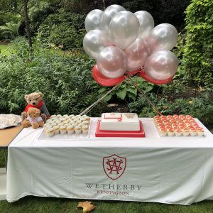 Wetherby Kensington cake party with teddy bears