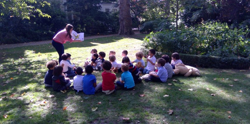 outdoor learning at a Kensington school