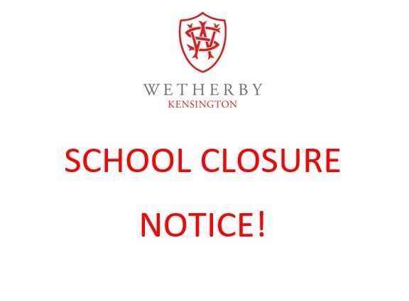 School closure notice image